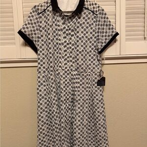 Jason Wu Monochrome Circle Pattern Dress